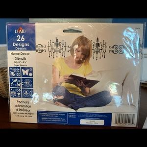 Stencils. New in bag. 26 designs. Paper.